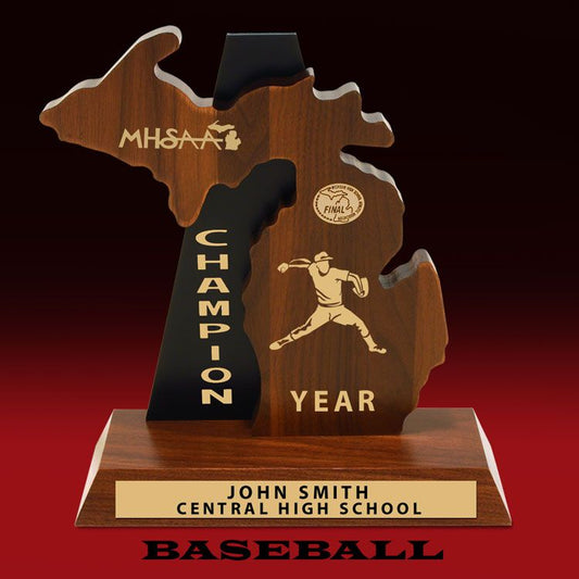 MHSAA Boys Final Champion Mini Trophy